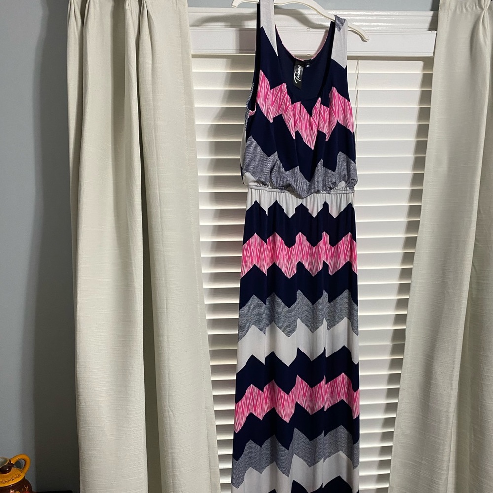 Striped maxi dress